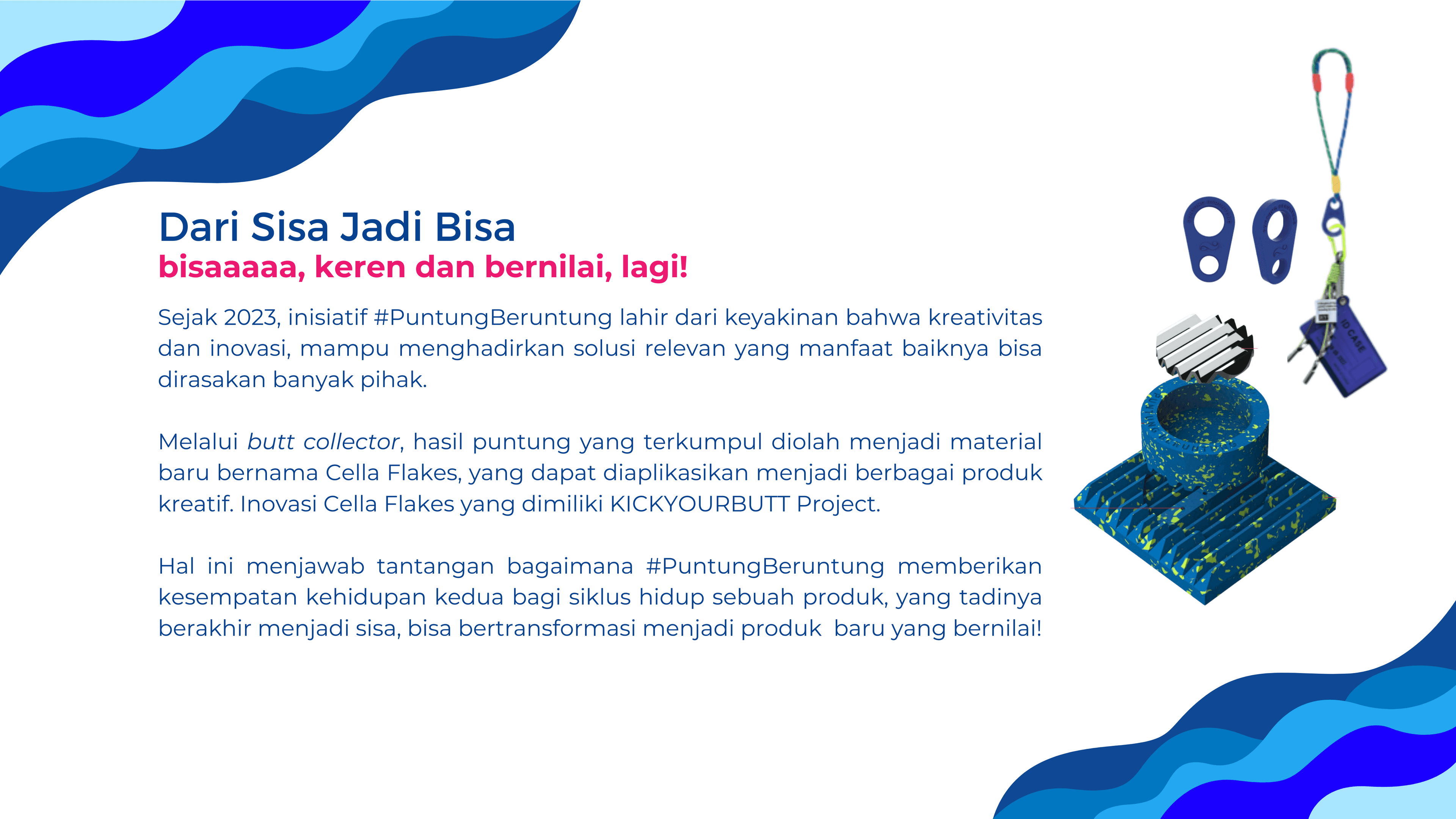 Kolaborasi komunitas Puntung Beruntung