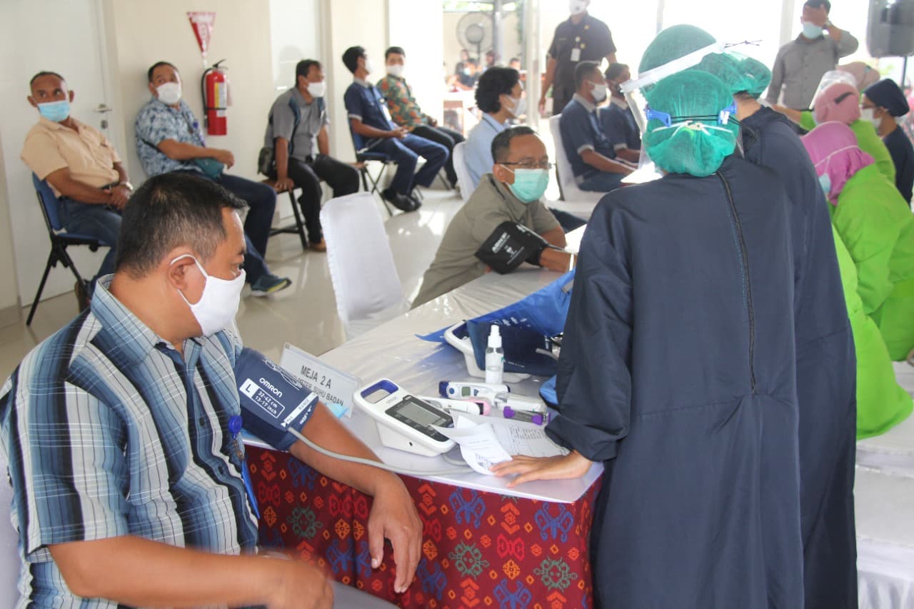 Dukung Upaya Pemerintah dalam Menanggulangi Covid-19, Nojorono Kudus Gelar Vaksinasi Booster Dosis Kedua