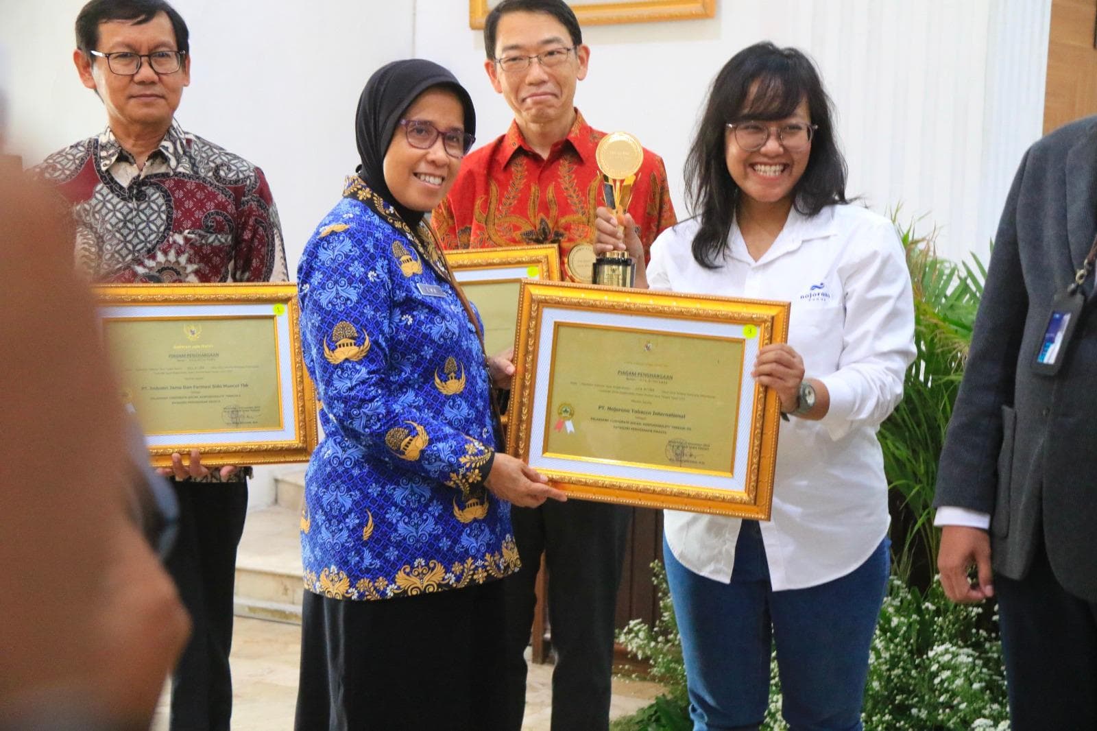 Nojorono Kudus Raih Penghargaan CSR Award Jawa Tengah Tahun 2023