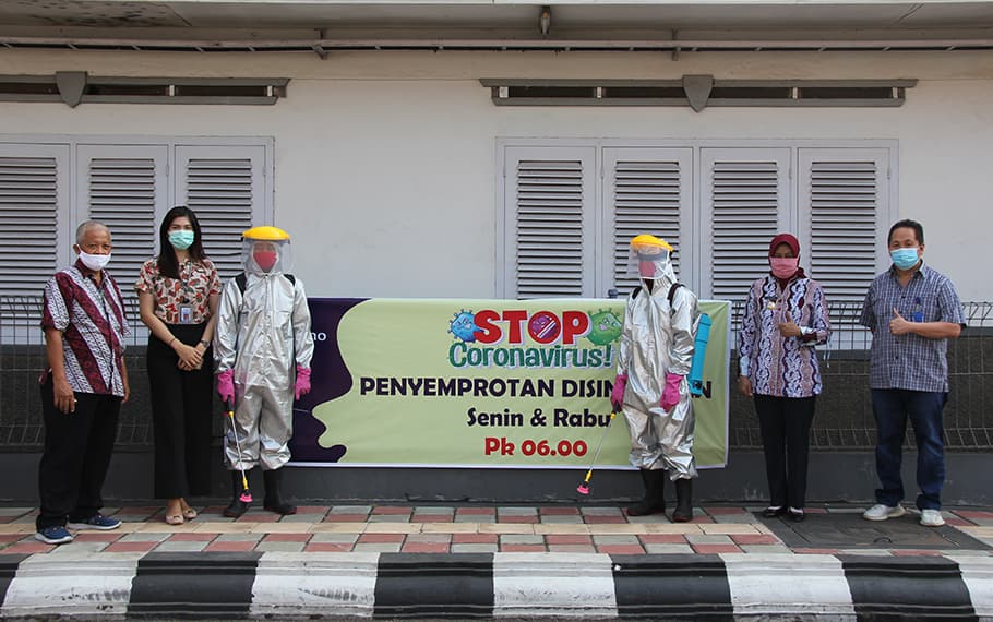 Nojorono Upayakan Pencegahan Penyebaran COVID-19 Sejumlah Pasar